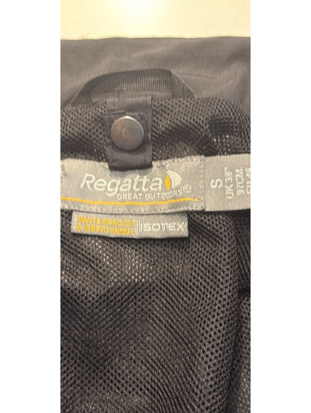 Regatta technical stretch Waterproof Jacket Isotex Britedale Man Blk Small 38 UK
